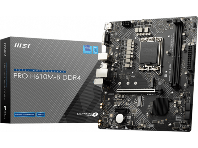 Дънни платки MSI PRO H610M-B