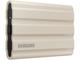 Външни HDD 1TB SSD NVME Samsung Portable T7 Shield Beig