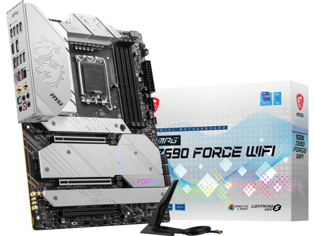 Дънни платки MSI MPG Z690 FORCE WIFI WHITE