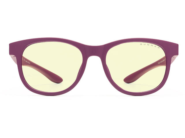 Компютърни очила GUNNAR Rush Kids Small, Amber Natural, лилави