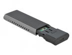 Джаджи Delock 42638 комбинирана кутийка за M.2 NVMe PCIe или SATA SSD