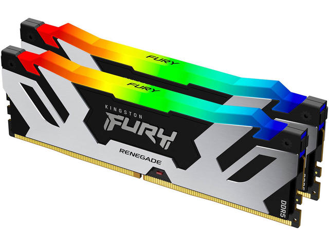 Оперативна памет 32GB (2x16GB) DDR5 6000 MT/s Kingston Fury Renegade RGB