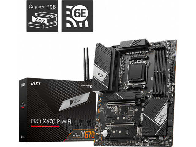 Дънни платки MSI PRO X670-P WIFI 