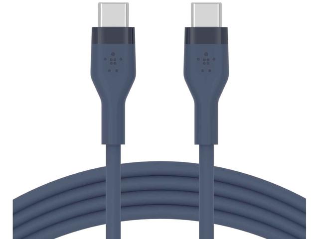Кабели и Адаптери Belkin BOOST CHARGE Silicone cable USB-C to USB-C 2.0 - 2M - Blue
