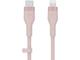 Кабели и Адаптери Belkin BOOST CHARGE Silicone cable USB-C to Lightning - 3M - Pink