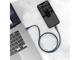 Кабели и Адаптери Baseus High Density USB Type-C към Lightning PD 20W, 1м, син