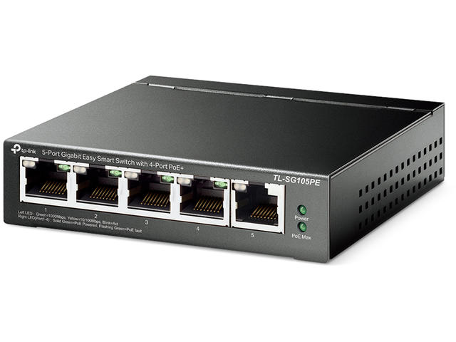 Мрежово оборудване TP-Link TL-SG105PE