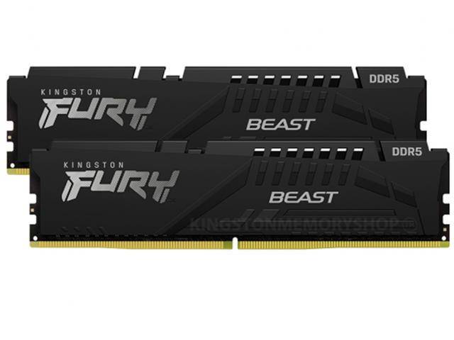 Оперативна памет 32GB (2x16GB) DDR5 6000 MT/s Kingston FURY Beast CL36
