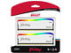 Оперативна памет 32GB (2x16GB) DDR4 3600MT/s Kingston FURY BEAST White RGB Special Edition