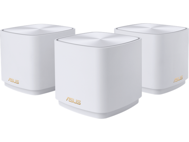 Мрежово оборудване ASUS ZenWiFi AX Mini (XD4) 3 Pack White
