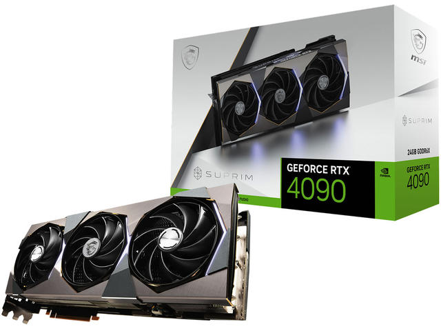 Видео карти MSI GeForce RTX 4090 SUPRIM X 24G