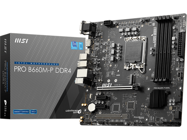 Дънни платки MSI PRO B660M-P DDR4