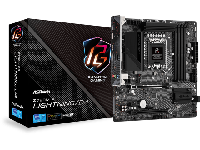 Дънни платки ASROCK Z790M PG Lightning/D4
