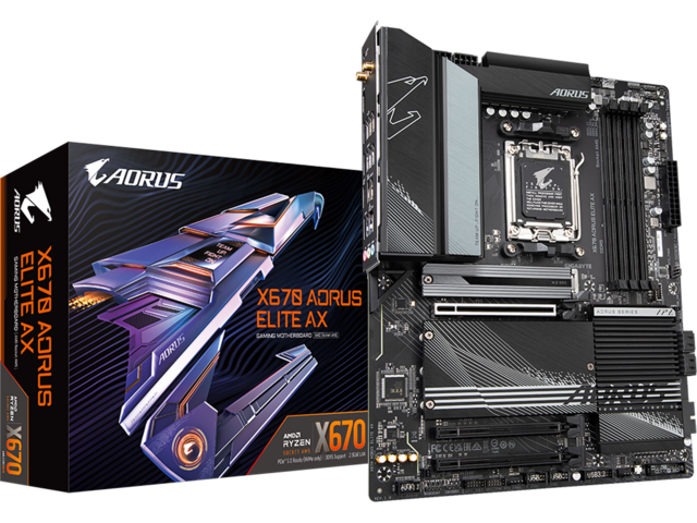 Дънни платки GIGABYTE X670 AORUS Elite AX