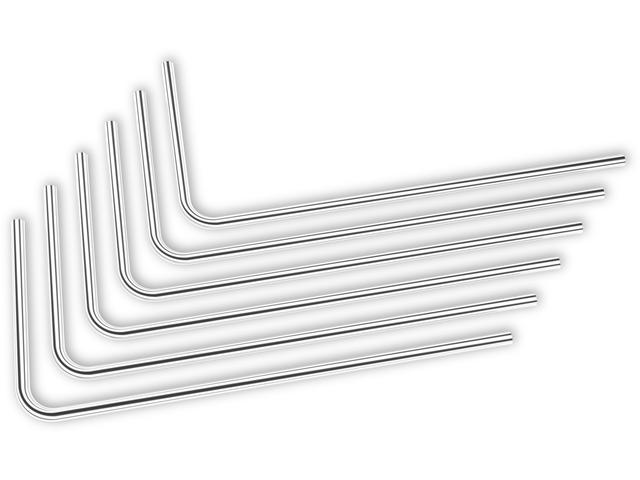 Охладители EK-Loop Metal Tube 16mm 0.8m Pre-Bent 90° - Nickel (2pcs)