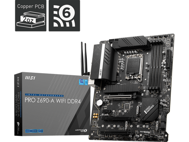 Дънни платки MSI PRO Z690-A WIFI DDR4