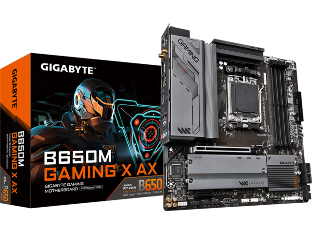 Дънни платки GIGABYTE B650M GAMING X AX WiFi
