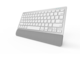 Клавиатури Delux K3300GX, в бяло-сребристо