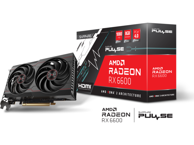 Видео карти Sapphire PULSE AMD Radeon RX 6600 8G