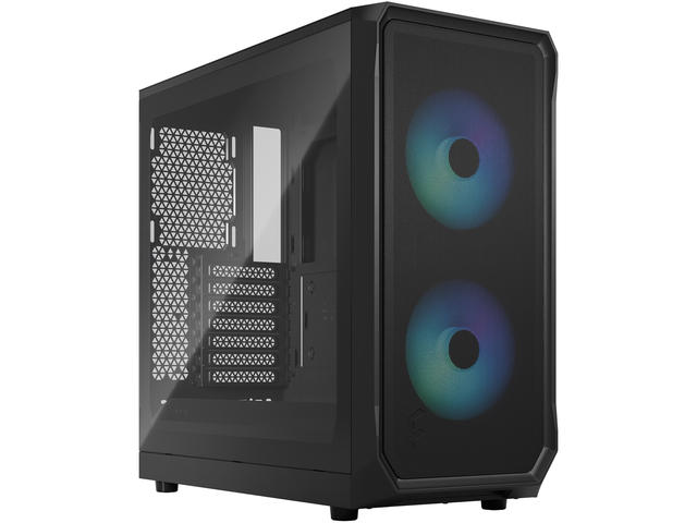 Кутии Fractal Design Focus 2 RGB Black TG Clear Tint