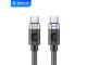 Кабели и Адаптери Orico кабел USB C-към-C PD 100W за зареждане 1.5 м черен