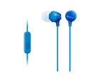 Слушалки Sony MDR-EX15AP сини