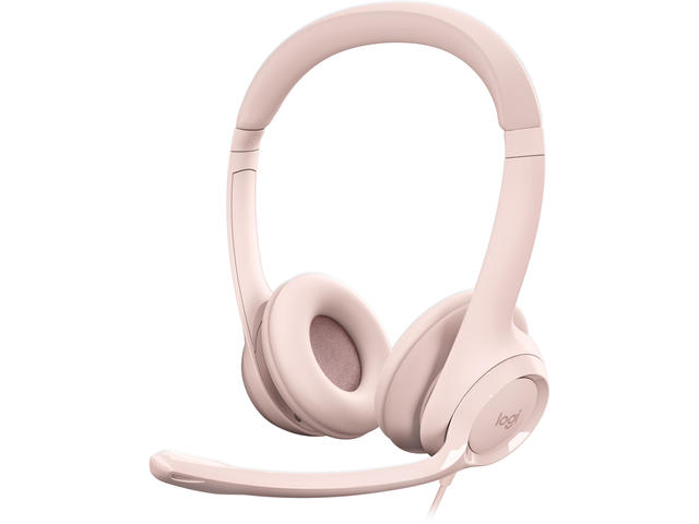 Слушалки Logitech H390, ROSE