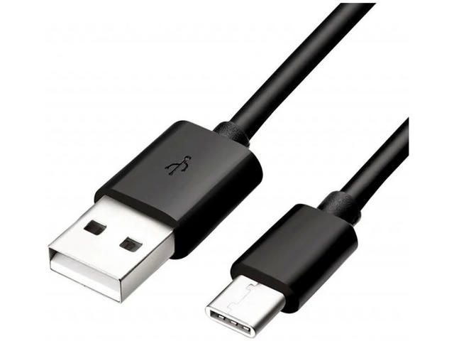 Кабели и Адаптери Samsung USB-A to USB-C Data Cable, 150 см, черен, (bulk)