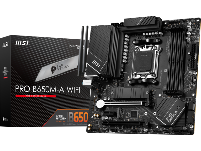 Дънни платки MSI PRO B650M-A WIFI