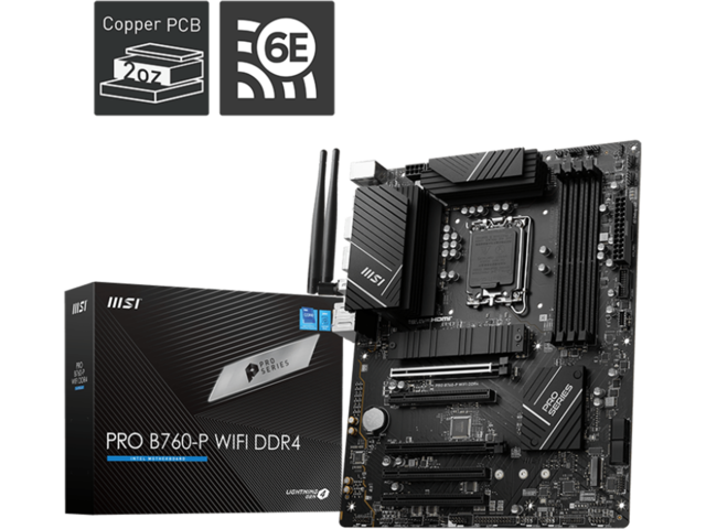 Дънни платки MSI PRO B760-P WIFI DDR4