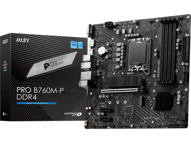 Дънни платки MSI PRO B760M-P DDR4