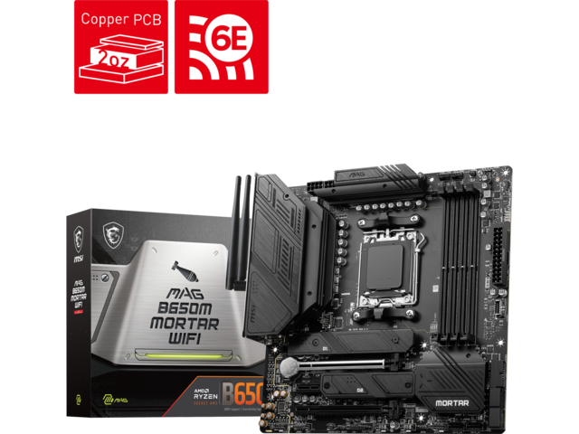 Дънни платки MSI MAG B650M MORTAR WIFI