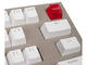 Джаджи Glorious ABS Doubleshot 104-Keycap White US-Layout