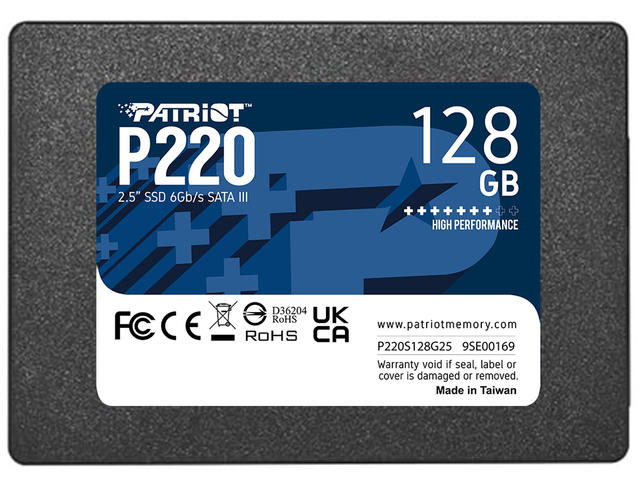SSD 128GB SSD Patriot P220 SATA