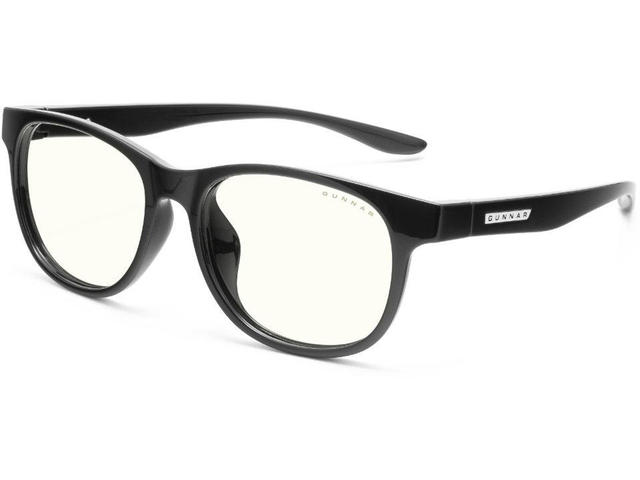 Компютърни очила GUNNAR Rush Kids Large, Clear Natural, черни