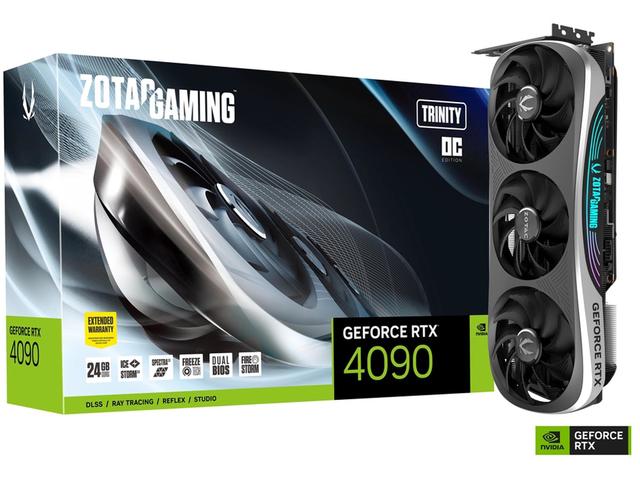 Видео карти ZOTAC GAMING GeForce RTX 4090 Trinity OC