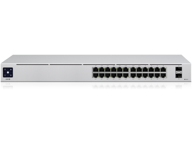 Мрежово оборудване Ubiquiti USW-24-POE Gigabit Layer 2