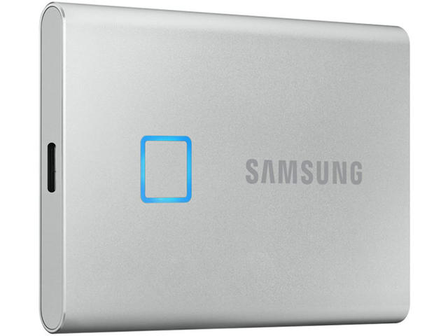 Външни SSD 500GB Samsung Portable SSD T7 Touch Silver