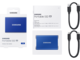 Външни SSD 1TB Samsung Portable SSD T7 Indigo Blue