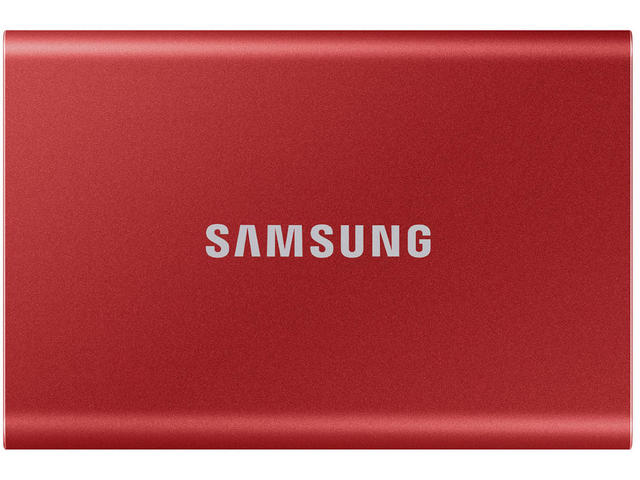 Външни SSD 500GB Samsung Portable SSD T7 Metallic Red