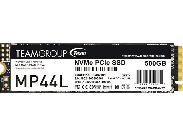 SSD 500GB Team Group MP44L M.2 NVMe