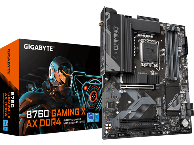 Дънни платки GIGABYTE B760 GAMING X AX DDR4