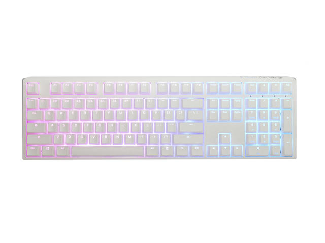 Клавиатури Ducky One 3 Pure White Full Size Hotswap Cherry MX Red
