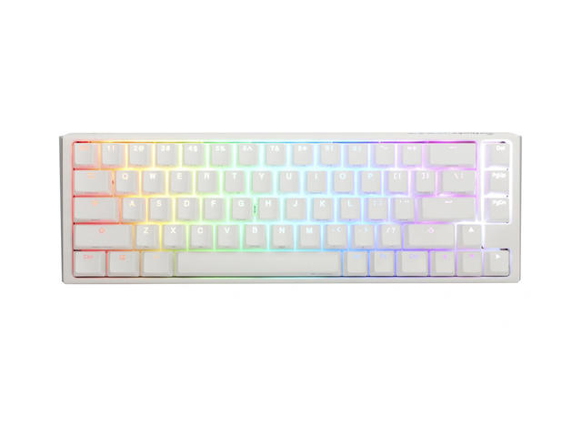 Клавиатури Ducky One 3 Pure White SF 65%, Hotswap Cherry MX Clear