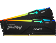 Оперативна памет 64GB (2x32GB) DDR5 6000 MT/s Kingston FURY BEAST RGB