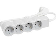 Разклонители Legrand STD, шуко, 4X2P+E, 3м. кабел, бяло/сиво