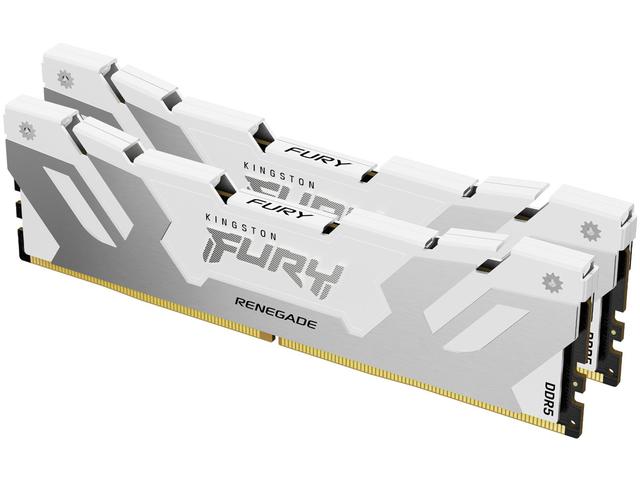 Оперативна памет 32GB (2x16GB) DDR5 6000 MT/s Kingston Fury Renegade White