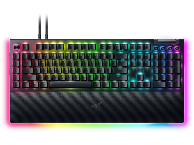 Клавиатури Razer BlackWidow V4 Pro, US Layout, Green Switch