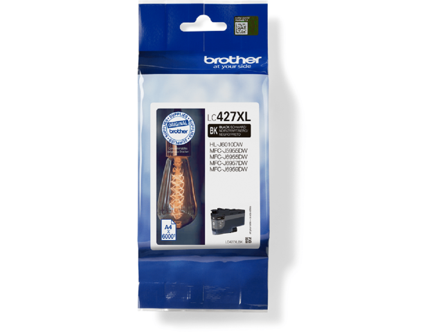 Консумативи Оригинален Brother LC427XLBK Black Ink Cartridge