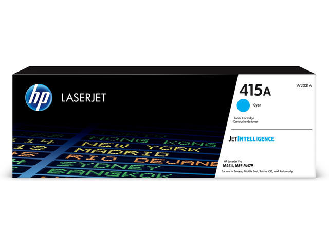 Консумативи HP 415A Cyan LaserJet Toner Cartridge
